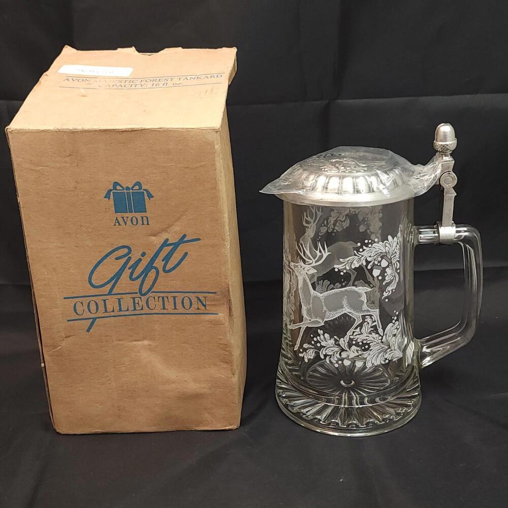Avon‎ Majestic Forest Tankard Pewter Lid Gift Collection New In Box